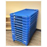 Lot of (12) Kaplan Stackable Daycare Cots