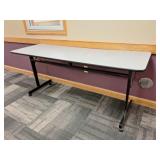 Rolling Adjustable Height Folding Table
