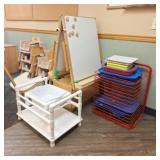 Community Art Easel, Water Table & Drying Rack
