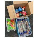 Homemade Sensory Tubes, Balls