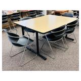 2 Tables & 6 Action Stacker Chairs