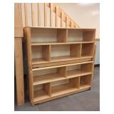 (2) Community Playthings Wooden Bookcases