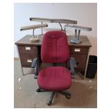Cool Vintage Desk Lamps & Office Chair