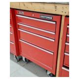 Rolling Craftsman Tool Chest with Tools