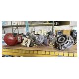 3 Tecumseh Motors, 1 Unmarked Motor