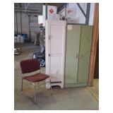 Wood & Metal Cabinets, Office Chair
