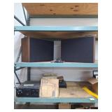 Sony Compact Disc Player, Vinyl Records, Speakers