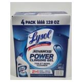 NEW Lysol Advanced Power Cling Gel Cleaner 4-pk