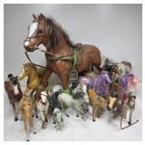 Collection of Toy Horses: Breyer, Battat