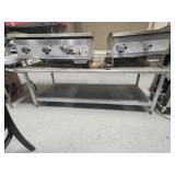 Stainless Steel Work Surface & Vollrath Grills