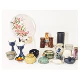 Studio Art Pottery: Vases, Bowls, Candle Holders