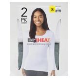 New Womenï¿½s 2PK 32 Degrees Long Sleeve Shirt, S