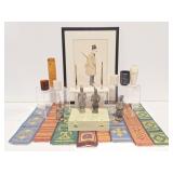 Accent Rug, Lenox Vase, Asian Soilders