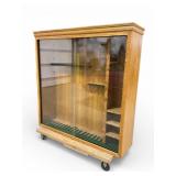 Oak Gun Cabinet