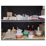 Autumn Harvest Pyrex, Christmas, Linens