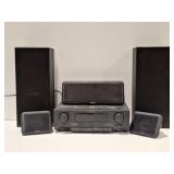 Magnavox Audio Video Receiver & Speakers