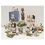 Animal Figurines, Turtle Planter, Musical Fountain