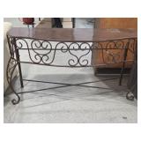 Wrought Iron Entry Table