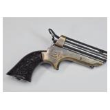 1859 Sharp Four Barrel Pepper Box Pistol, 22 Cal