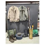 Vintage Sorel Boots, Menï¿½s Jackets, Umbrellas