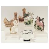 Native American Stone Bookends, Horse Bookends