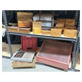 Printers Trays, Cigar Boxes, Display Cases
