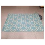 Pottery Barn Teen Area Wool Rug In Pool Color