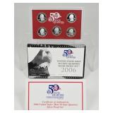 2006 US Mint Silver State Quarters Set