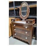 Victorian Dresser w/ Marble Top