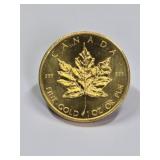 1979 Canadian 1OZ Fine Gold Maple Leaf Coin