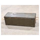 Vintage Military Wooden Ammo Box / Crate