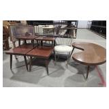 NCN Kidney Shaped Table, TV Trays, End Tables