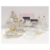 Rosella Platter, Romantic England China, Glassware