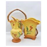 3 Roseville Pottery Bittersweet Pattern