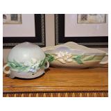2 Roseville Pottery Gardenia Pattern