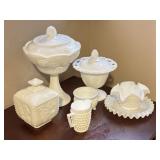 Milk Glass: Westmoreland, Indiana Glass, Fenton
