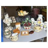 Spice Rack, Glass Fruit, Juice Set