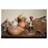 Wicker Baskets, Birdhouse, Sewing Basket