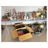6 1/2 ft Christmas Tree & Decor, Elves, Ornaments