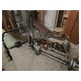 Weight Bench and Weights
