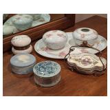 Vanity Set, Powder Boxes