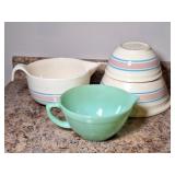 Fire King, USA and McCoy Pottery