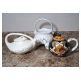 Hull Pottery Basket Planter, McCoy