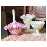 Fenton Burmese, Custard Glass