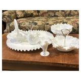 Fenton Hobnail Milk Glass