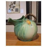 Vintage Roseville Pine Cone Pottery Pitcher