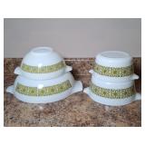 Pyrex Autumn Floral Mixing Bowls