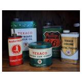 Philips, Texaco Advertising Cans
