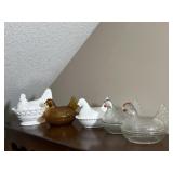 Indiana Glass: Hens on Nest