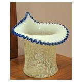 Uranium Glass: Fenton Top Hat Vase